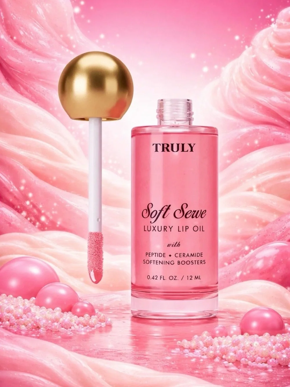NEW TRULY LIP OIL AND GLOSS BUNDLE- NEW & SEALED - 5 piece set!